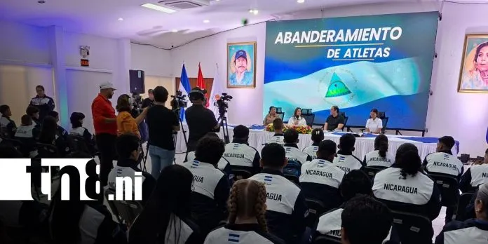 Nicaragua abanderó a 46 atletas que competirán en los Juegos Centroamericanos en Guatemala