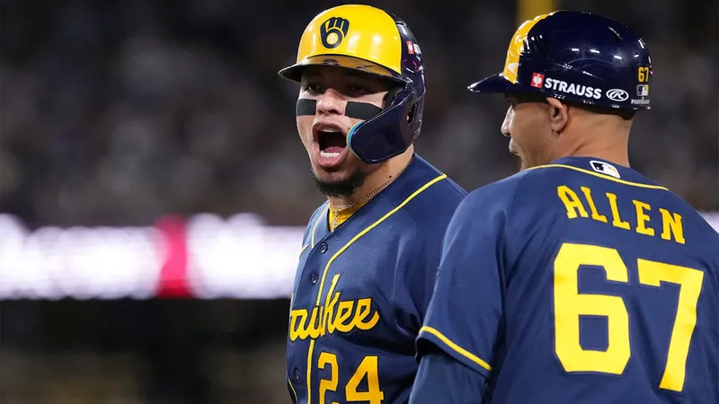 Milwaukee Brewers, a una victoria de barrer a Los Angeles Dodgers