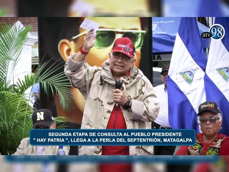 Segunda etapa de Consulta al Pueblo Presidente “Hay Patria” llega a Matagalpa