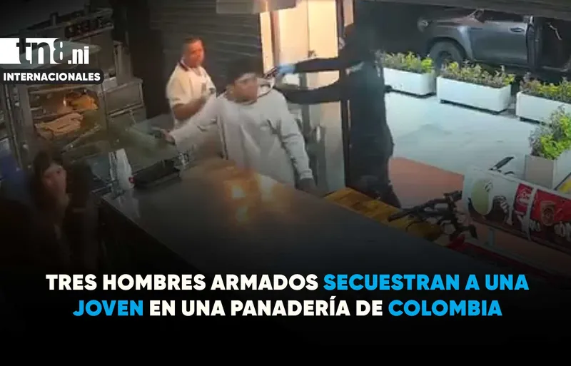 Tres hombres armados secuestran a una joven de 19 años en una panadería de...