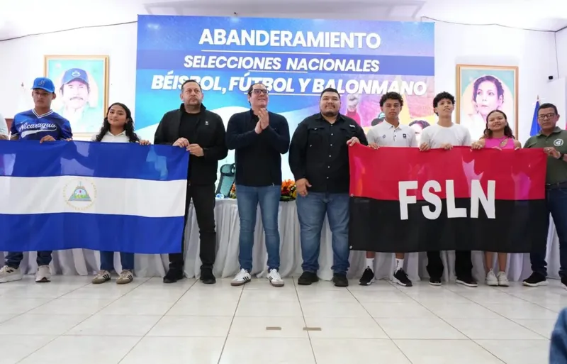 Gobierno abandera a selecciones nacionales que representarán a Nicaragua en octubre