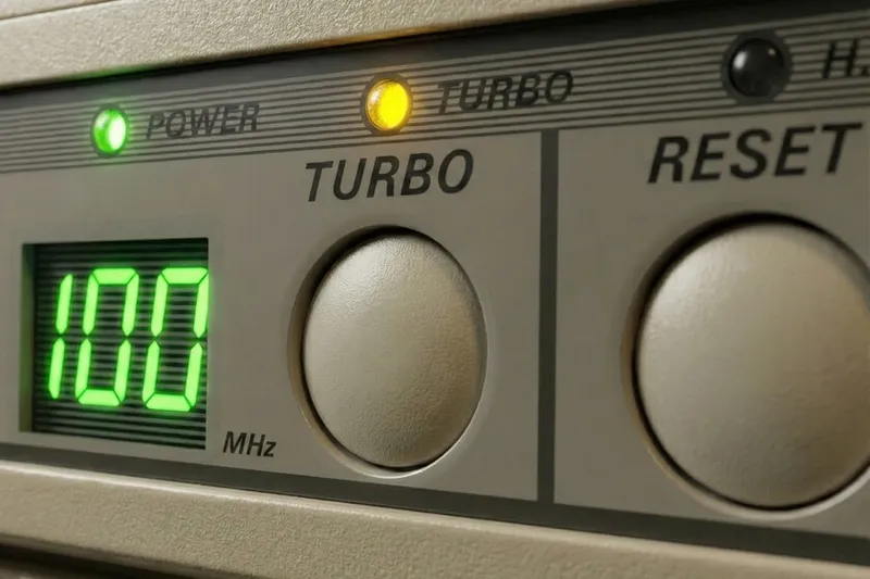 Nos engañaron con el botón 'Turbo' de los PC: su función era justo la contraria. Lo curioso es que tu Mac ahora tiene lo mismo, pero bien hecho