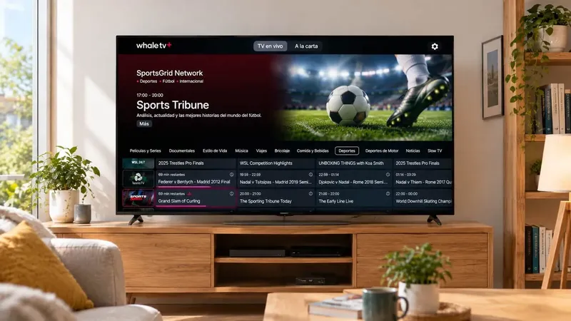 Un nuevo canal gratis de deportes llega a las Smart TV con fútbol, baloncesto y más disciplinas