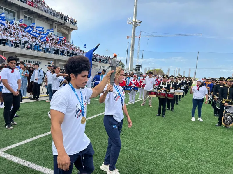 Antorcha de la Libertad enciende orgullo patrio de la juventud nicaragüense