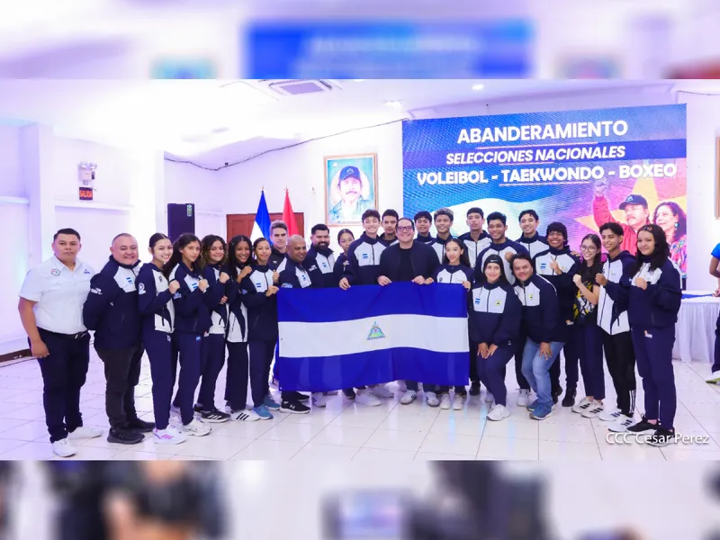 Nicaragua abanderará a sus atletas para competencias internacionales de taekwondo, boxeo y voleibol