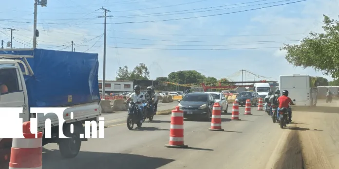 ¡Ojo, conductores! Estos tramos de Managua tendrán circulación reducida a un carril