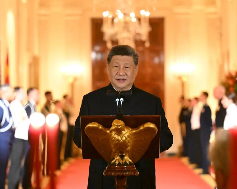 Xi asiste a banquete de bienvenida ofrecido por Trump