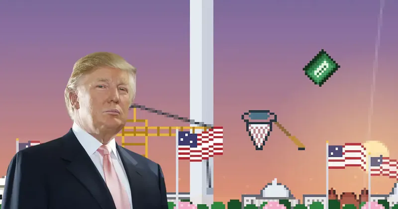 La Casa Blanca convierte el mensaje de Donald Trump en videojuegos donde invitan a construir un muro fronterizo y perseguir migrantes