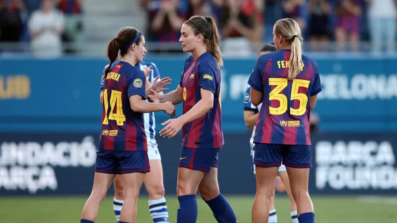 2-1: Adiós victorioso del Johan Cruyff a Alexia, Ona y Mapi