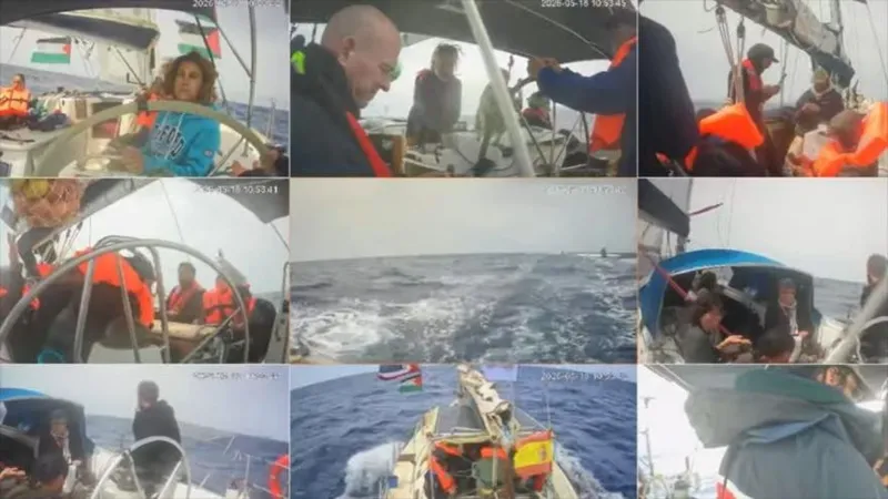Isreal comienza a atacar Flotilla Sumud con destino a Gaza