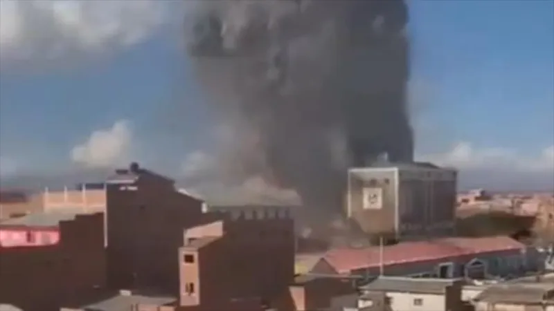 Explosión en base militar de Bolivia deja al menos 10 muertos y 60 heridos
