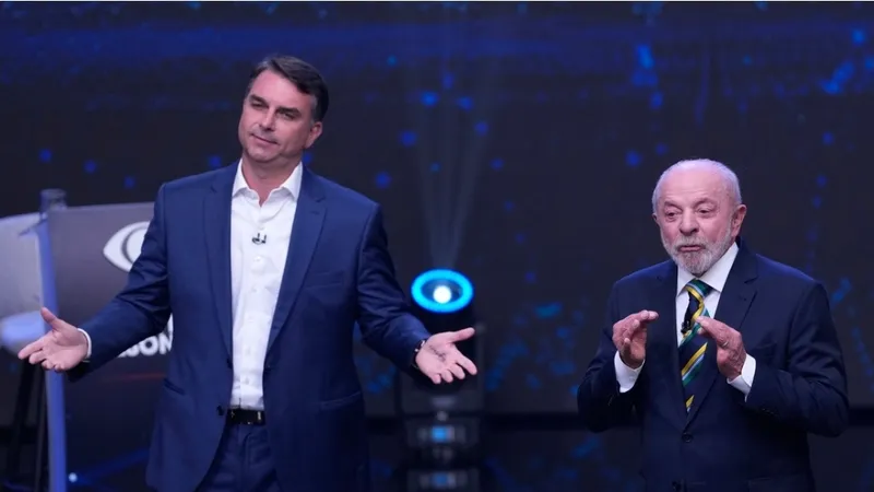Lula y Flávio Bolsonaro chocan en su primer debate a una semana de balotaje: momentos más destacados