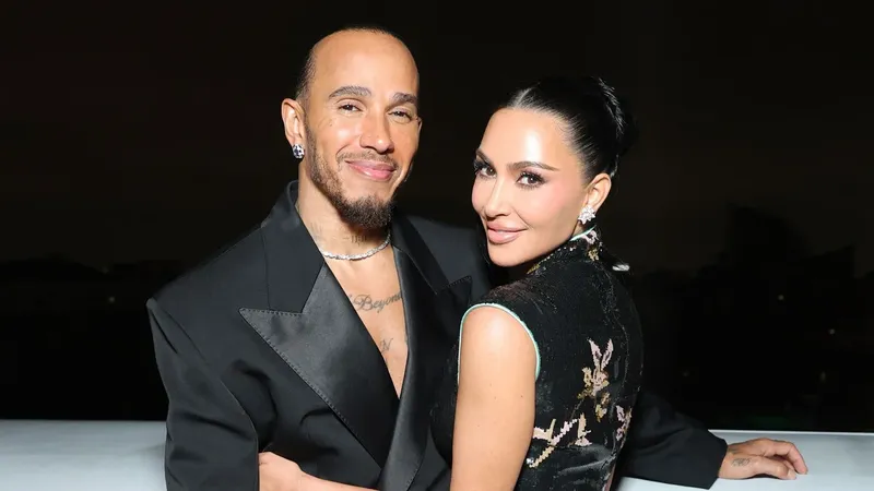 Lewis Hamilton sorprende a los hijos de Kim Kardashian con un encantador regalo