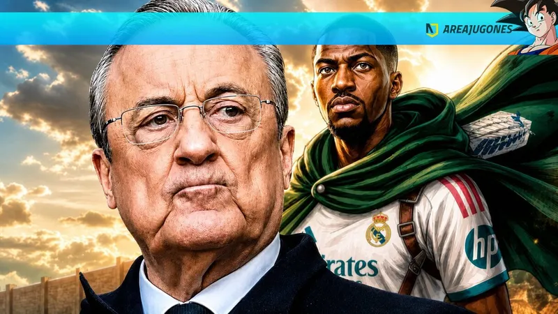 El Real Madrid convierte a su nuevo fichaje en un personaje de Ataque a los Titanes... y la IA desata la polémica