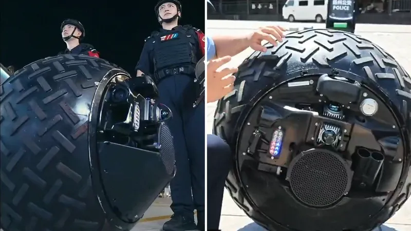 ¿Jubilará a los policías humanos?: un robot esférico ya patrulla en China (VIDEO)