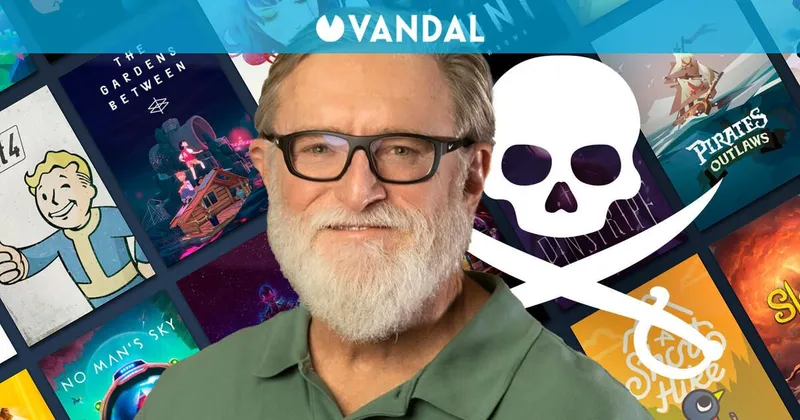 Gabe Newell dio la clave sobre la piratería hace 16 años y su mensaje sigue más vivo que nunca