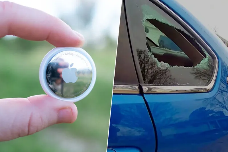 Un "simple" AirTag en el coche y una luna rota: así descubrió un adolescente que estaba siendo acosado