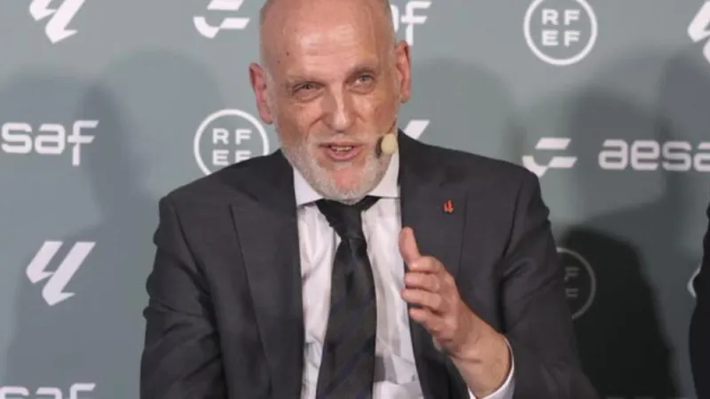 Tebas desliza que el Barça ya está en la regla 1:1