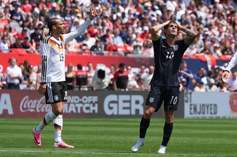 Estados Unidos cae ante Alemania a una semana de su debut en el Mundial 2026