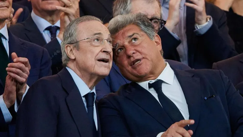 Las pullas de Laporta al Madrid y a Florentino: "Veo algunos muy nerviosos"