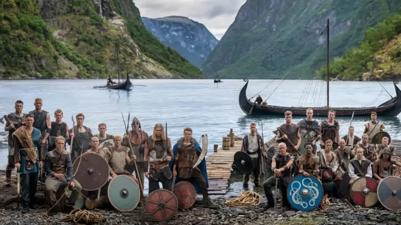 Noruega se tomó foto oficial al estilo vikingo y divide opiniones en la nación escandinava