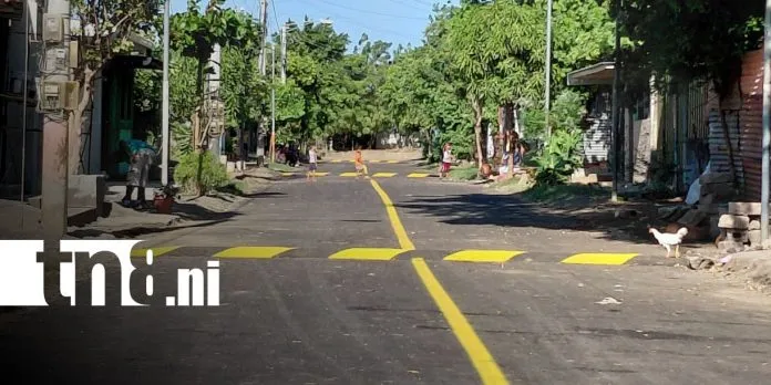 Managua avanza con nuevas calles en Ciudad Belén para mejorar la vida familiar
