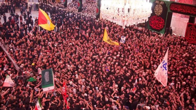 Celebran oración fúnebre por el Líder mártir en santuario del Imam Husein