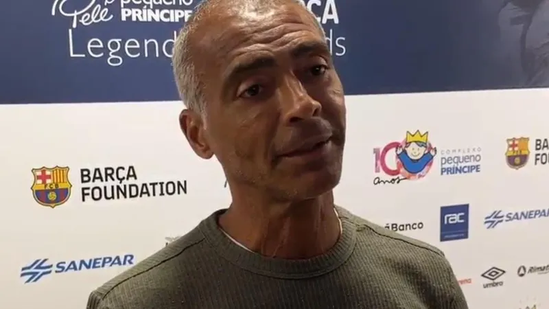 Tremenda rajada de Romário contra Brasil