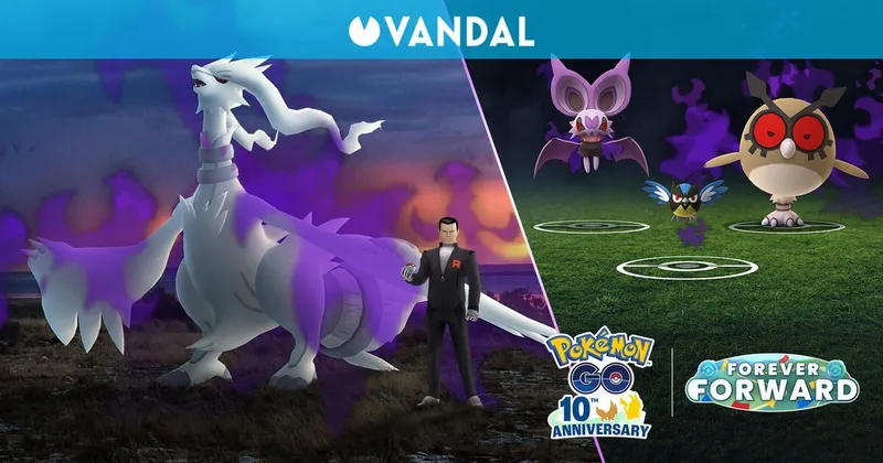 Pokémon GO anuncia nuevo evento del Team GO Rocket con Reshiram y más Pokémon oscuros