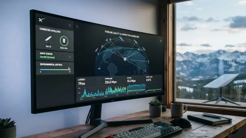 Starlink tiene una nueva app para que puedas controlar la calidad de tu conexión desde tu ordenador