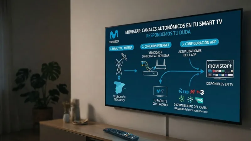 Movistar responde la duda y aclara de qué depende que puedas ver los canales autonómicos en tu Smart TV