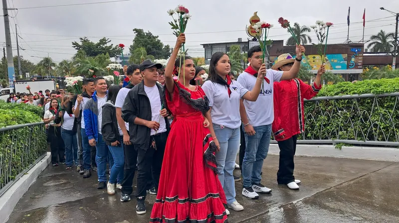 Juventud Sandinista rinde homenaje a Rigoberto López Pérez
