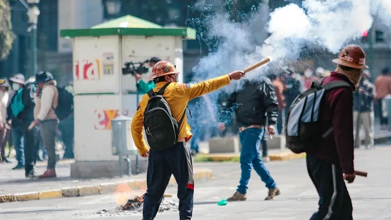 EEUU tilda de “golpe de Estado” las protestas contra el Gobierno de Paz en Bolivia