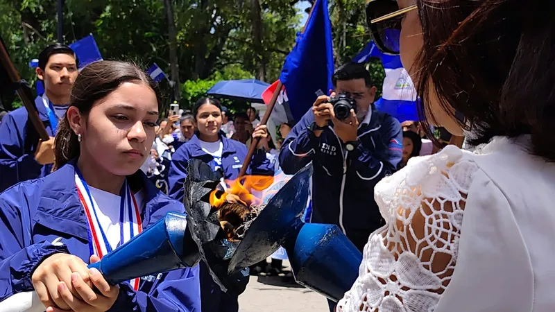 Ocotal recibe la Antorcha de la Libertad y la Paz