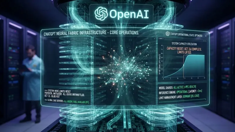 OpenAI anuncia novedades en ChatGPT, y podría reiniciar los límites de uso hoy: “Volvemos a realizar cambios…”
