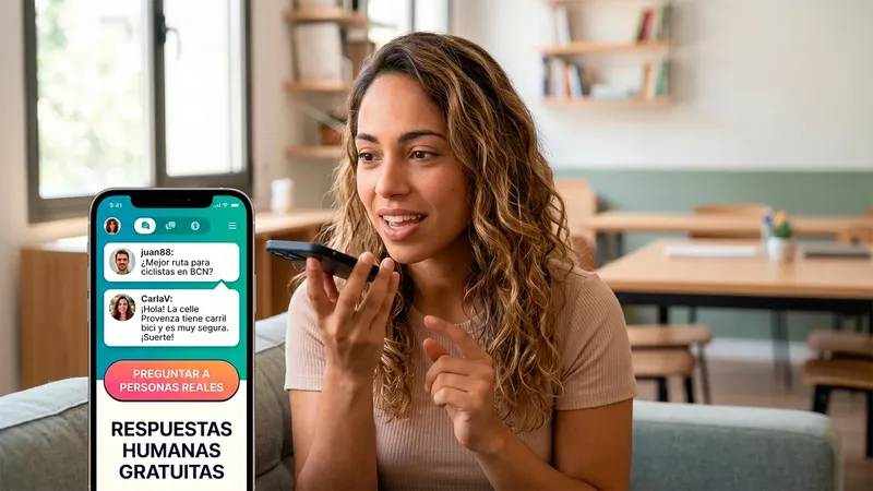 La alternativa a la inteligencia artificial que se hace popular en redes sociales: es totalmente gratis y te responden personas reales