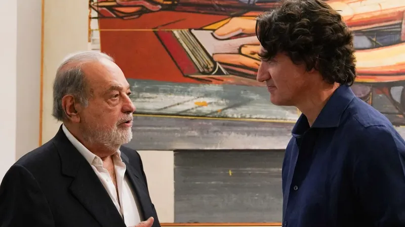Justin Trudeau comparte las fotos de su visita a México y de su especial encuentro con Carlos Slim