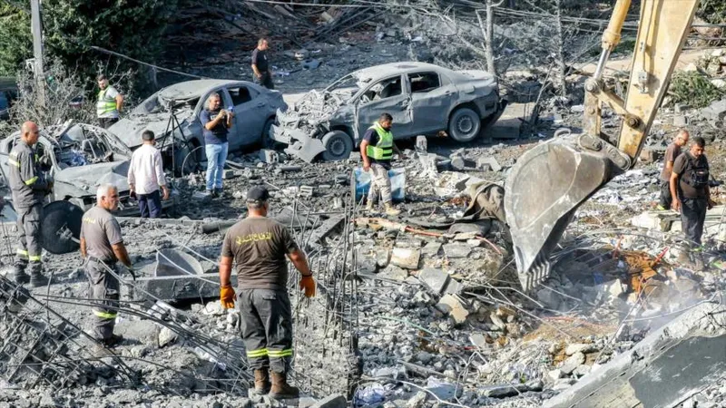 Noche sangrienta: Israel bombardea una aldea en sur de Líbano y mata a 12