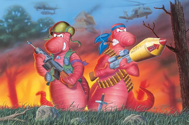 El Worms original se volvió tan adictivo para sus responsables que hasta se quedaban después del trabajo para jugar