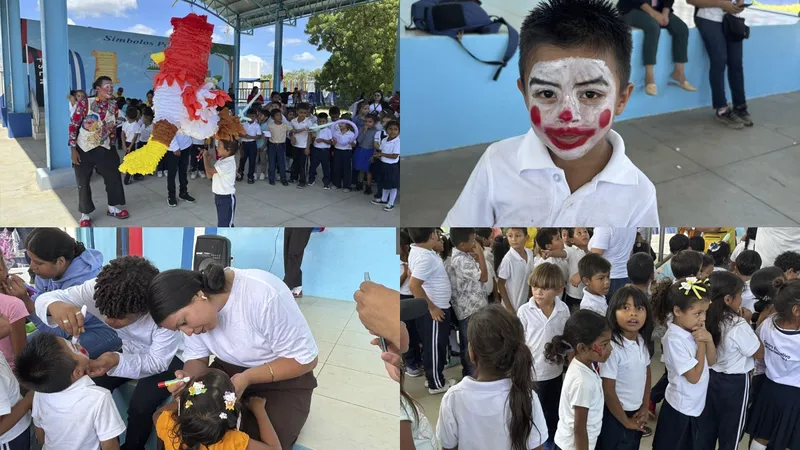 Niños del Colegio Carlos Fonseca celebran Mañana Infantil “Carlos en el Corazón de la Niñez” en Managua