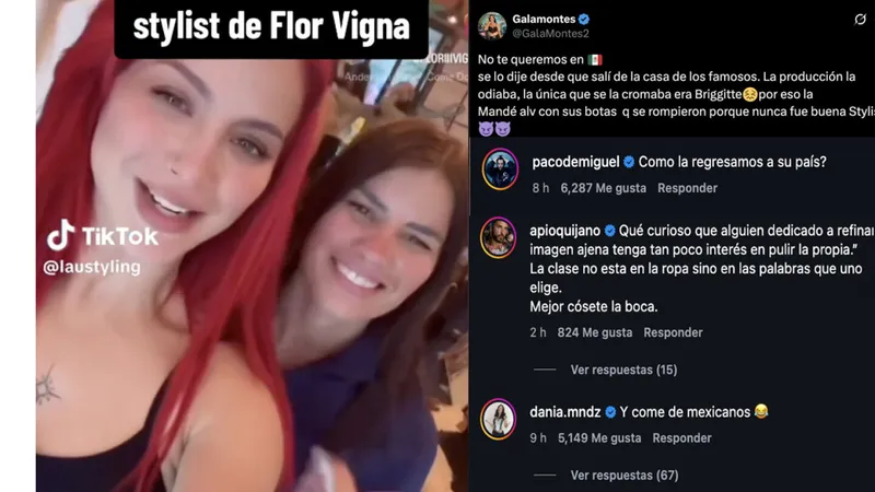 Cancelan a Lau Styling por insultar a mexicanos; famosos se van contra ella: “No te queremos en México”