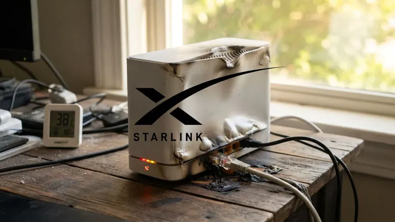 Los routers de Starlink se están sobrecalentando con la llegada del verano, y es probable que la culpa sea tuya