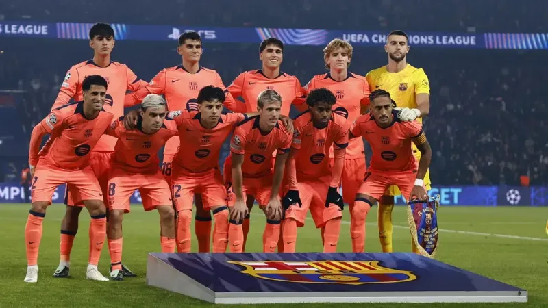 El 1x1 del Barça ante el PSG al descanso