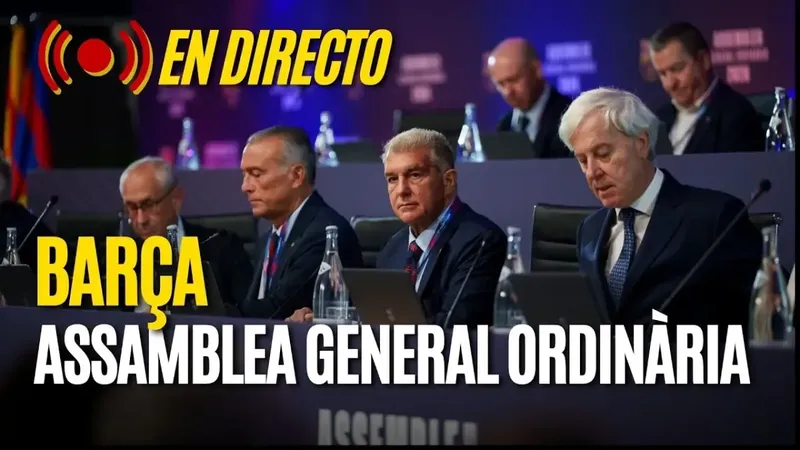 Sigue la Assamblea General Ordinària del Barça 2026