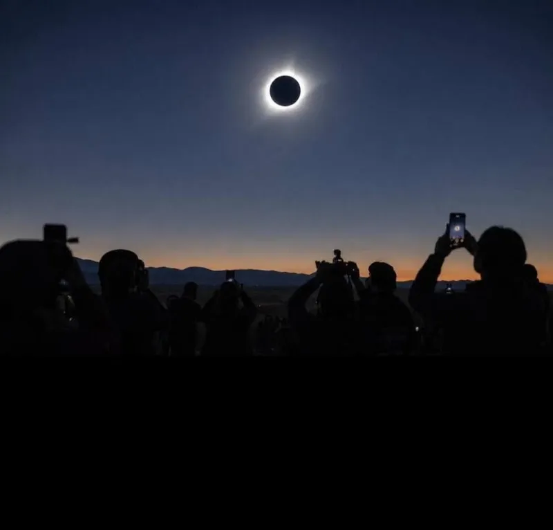 El eclipse solar fue lo último que vio
