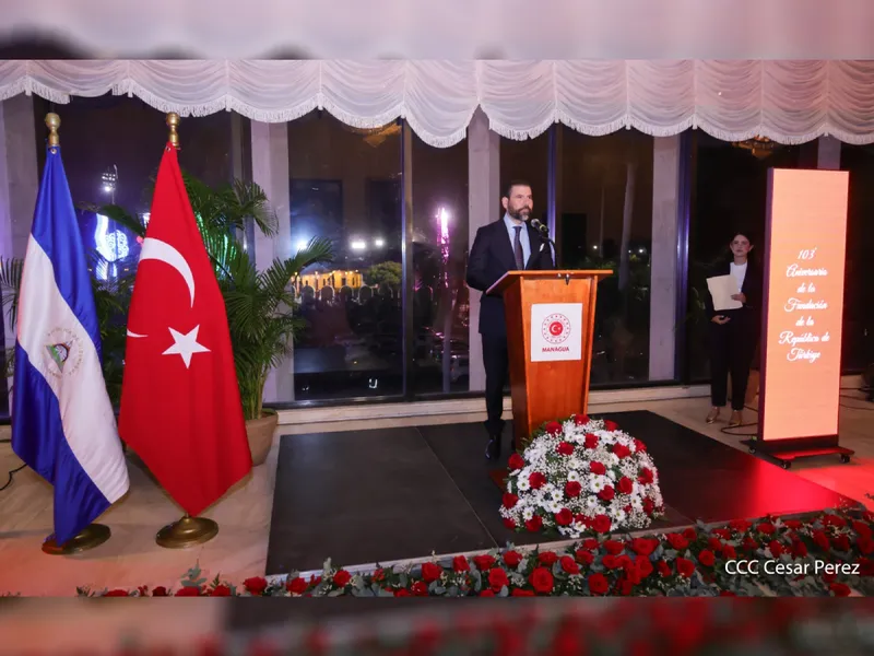 Conmemoran en Nicaragua 103.º aniversario de la fundación de la República de Türkiye