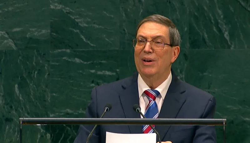 Canciller de Cuba en la ONU: “Cuba no es una amenaza, el bloqueo sí”