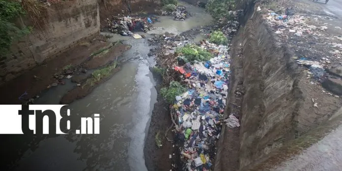 Managua en alerta: cauce colapsa por basura y sedimentos en La Primavera y Villa...