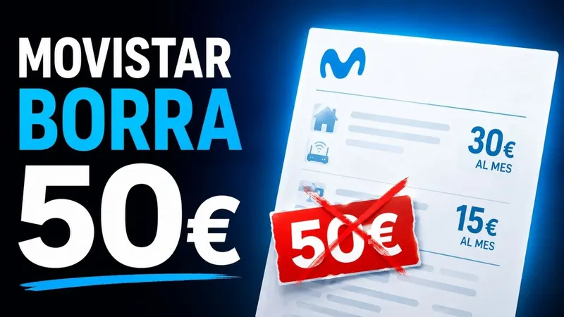 Movistar retoca sus contratos y borra una cuota de 50 euros en varios de ellos