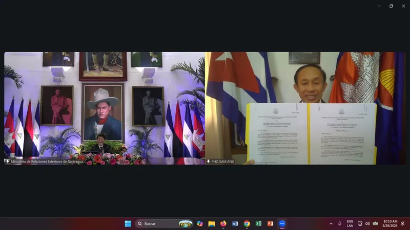 Reino de Camboya acredita a nuevo Embajador ante Nicaragua